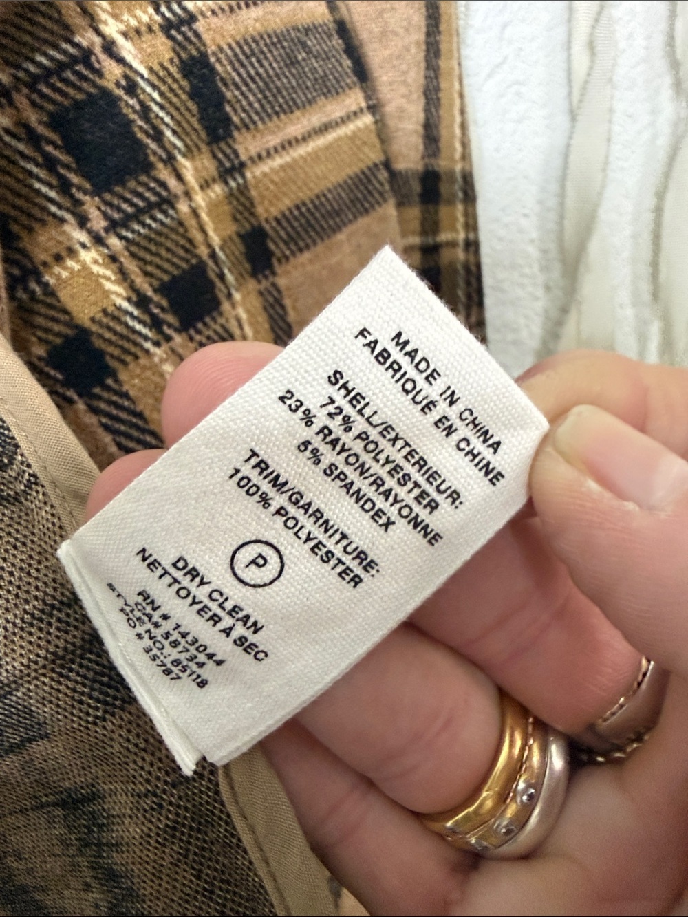 Anthropologie | Avec Les Filles Brown Double Breasted Knit Plaid Blazer Small - Picture 11 of 12